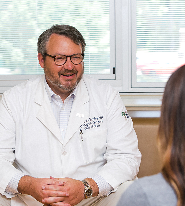 Hugh Chatham Hospital Doctor Speaking with Patient