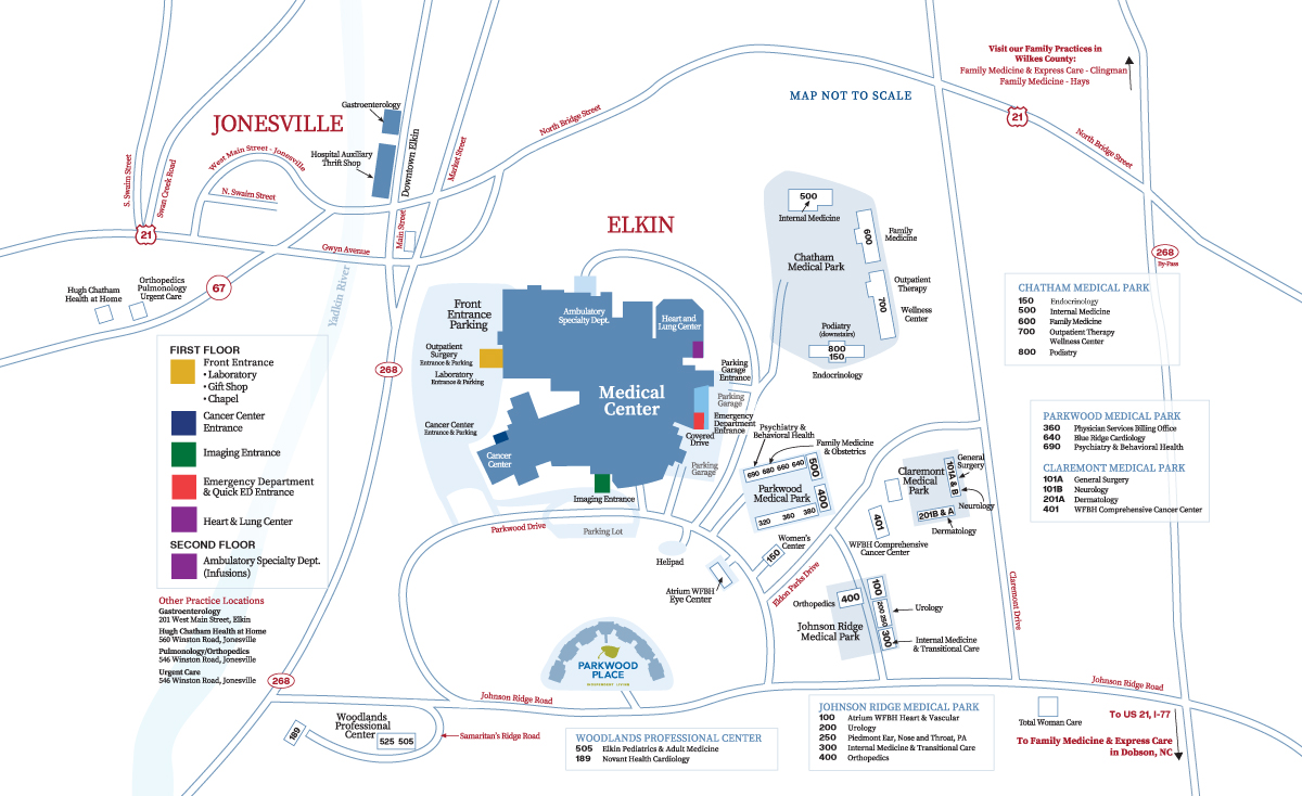 Hugh Chatham Health Map May 2025