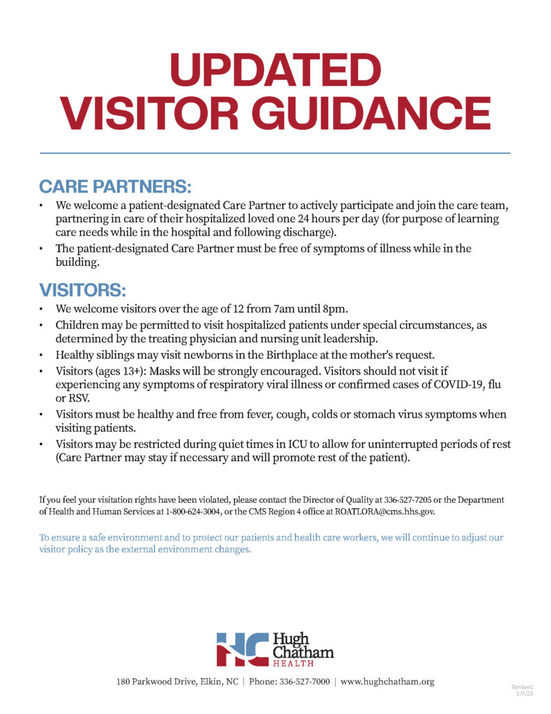 Hugh Chatham Health Visitor Policy